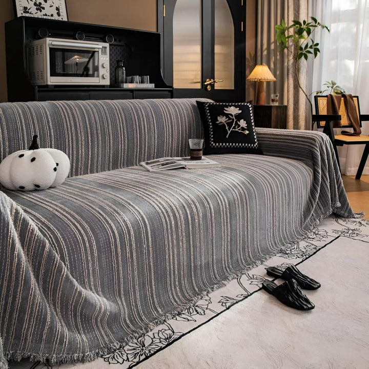 Pokrowiec na Sofę z Chenille w Regal Stripes