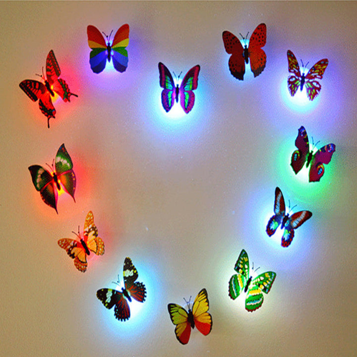 3D LED Dekoracja Motyla Nocna Lampa