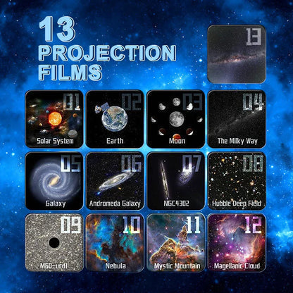 13-w-1 Galaktyczna Lampa Nocna i Projektor – Orion