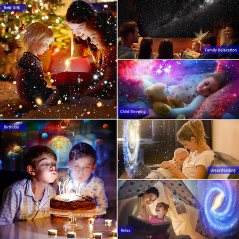 13-w-1 Galaktyczna Lampa Nocna i Projektor – Orion