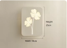 Nowoczesna minimalistyczna lampa ścienna LED