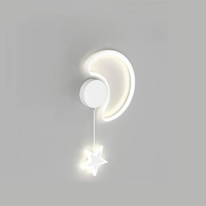 DreamLight | Magiczna Lampa Ścienna z Chmurami, Gwiazdami i Księżycem