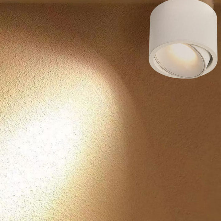 Origo Minimalistyczna Lampa sufitowa LED - Regulowana Okrągła Lampa wpuszczana