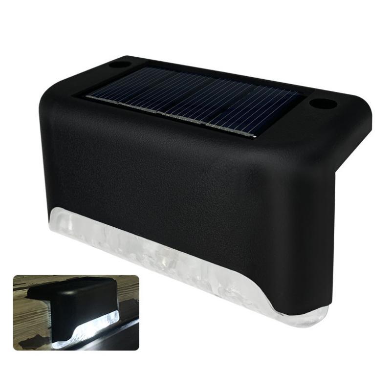 Wodoodporne Solarne Lampy Schodowe na Zewnątrz (4 sztuki)