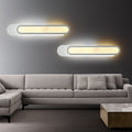 Lampa LED do lustra łazienkowego z prostokątnym akrylowym kloszem, białe kinkiety na ścianę w ciepłym/białym świetle, szerokość 12"/18"/20"