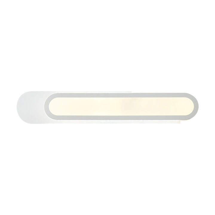 Lampa LED do lustra łazienkowego z prostokątnym akrylowym kloszem, białe kinkiety na ścianę w ciepłym/białym świetle, szerokość 12"/18"/20"
