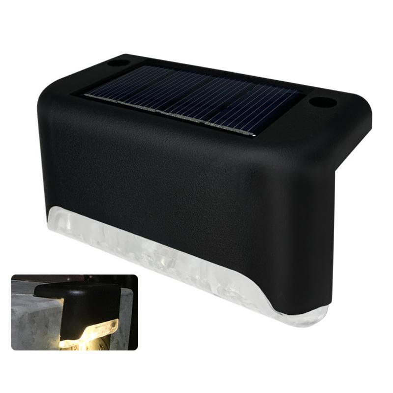 Wodoodporne Solarne Lampy Schodowe na Zewnątrz (4 sztuki)