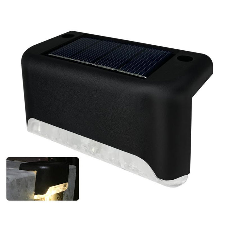 Wodoodporne Solarne Lampy Schodowe na Zewnątrz (4 sztuki)