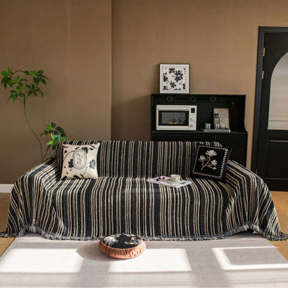 Pokrowiec na Sofę z Chenille w Regal Stripes