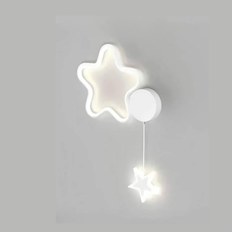 DreamLight | Magiczna Lampa Ścienna z Chmurami, Gwiazdami i Księżycem