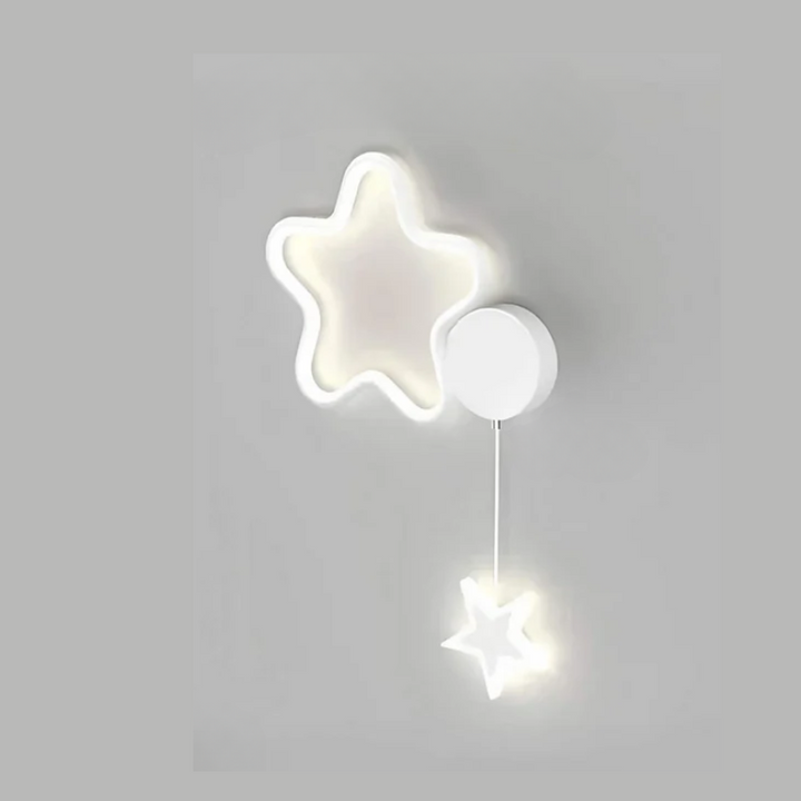 DreamLight | Magiczna Lampa Ścienna z Chmurami, Gwiazdami i Księżycem