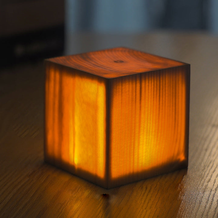 LumiWood – Lampa stołowa LED z baterią i dotykowym sterowaniem