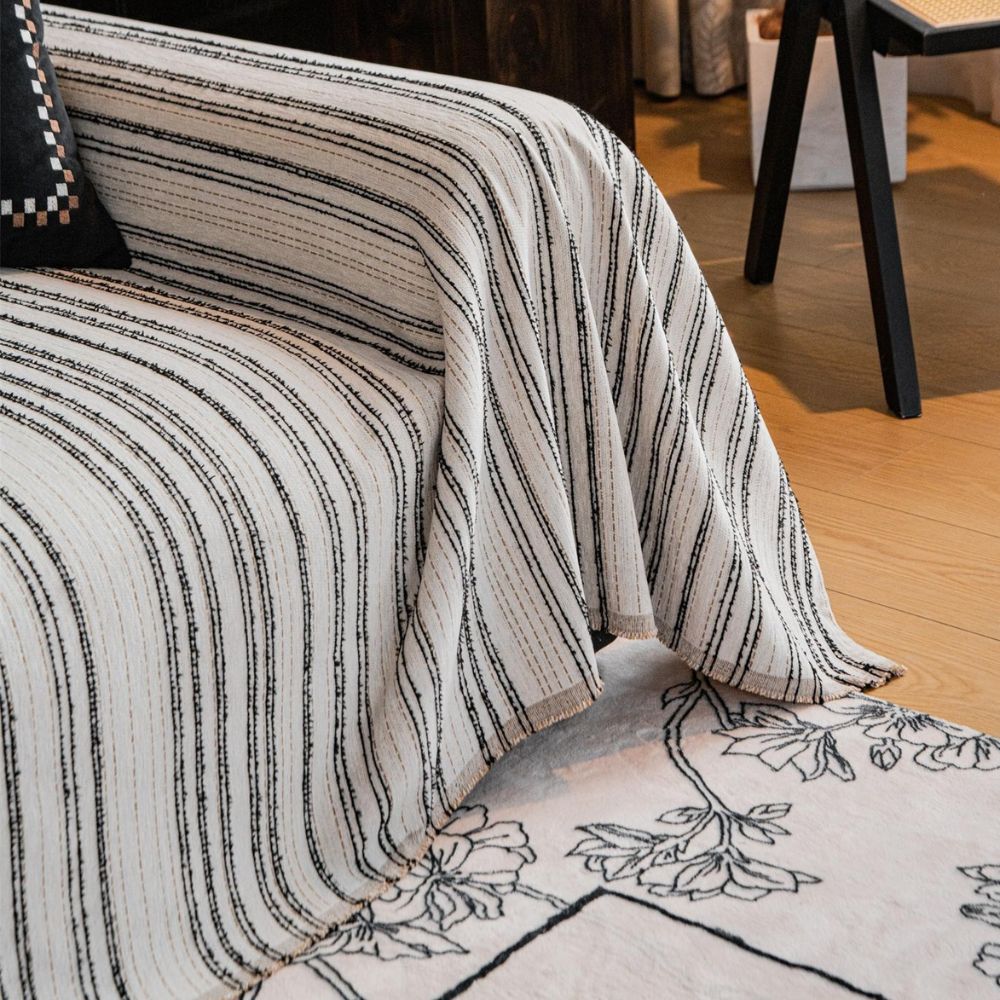 Pokrowiec na Sofę z Chenille w Regal Stripes