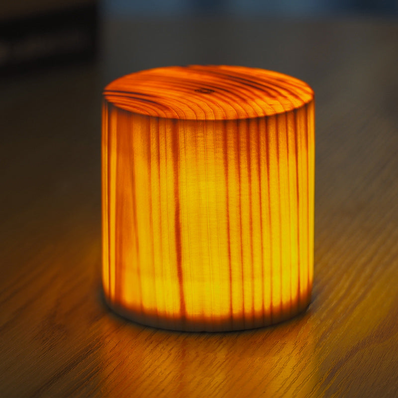 LumiWood – Lampa stołowa LED z baterią i dotykowym sterowaniem