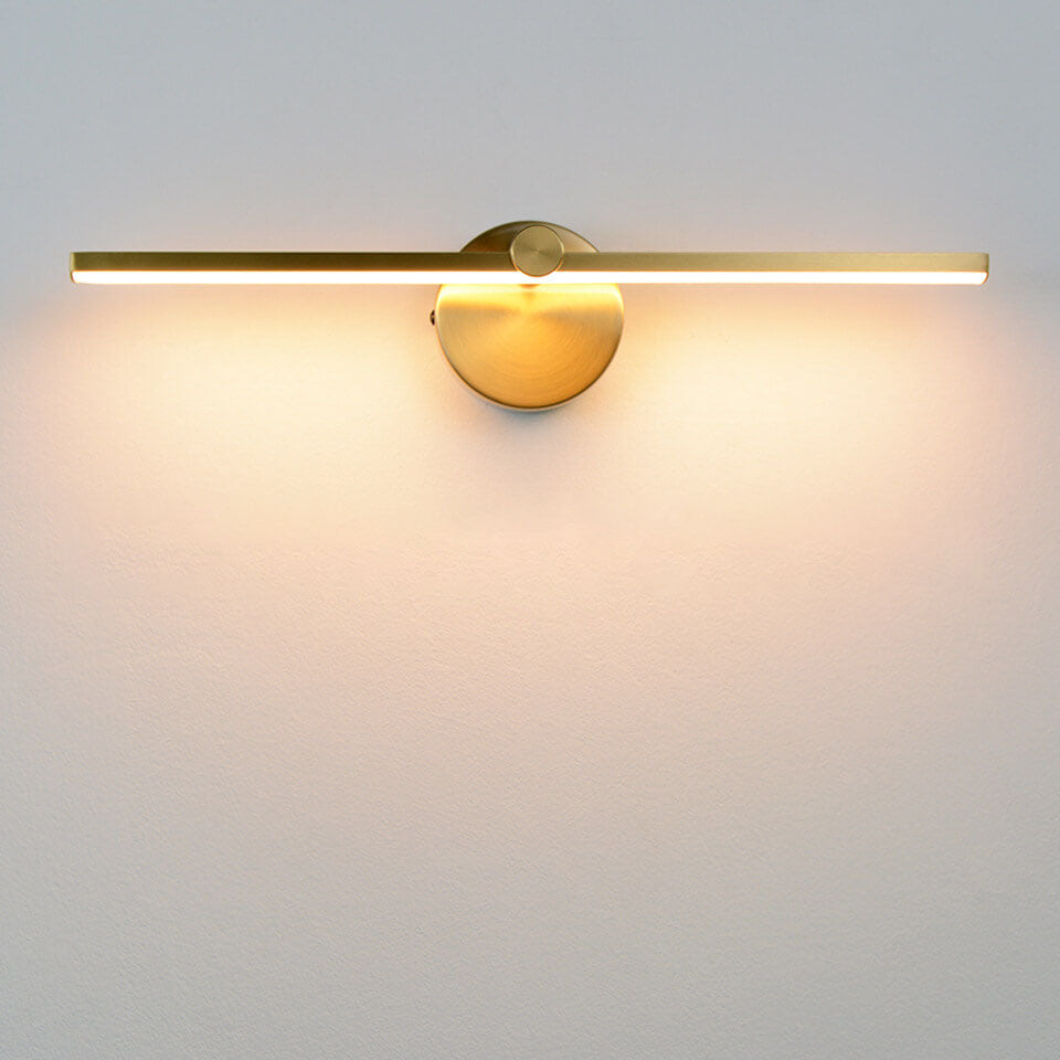 Nordycki Minimalistyczny Aluminiowy Długi Włącznik LED Lampa Lustro Ścienne