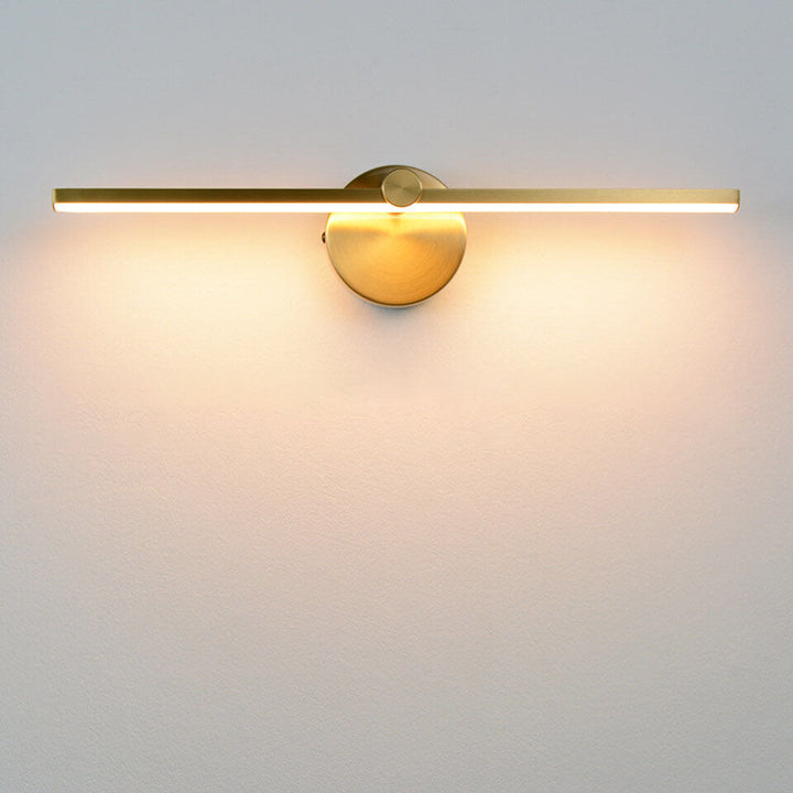 Nordycki Minimalistyczny Aluminiowy Długi Włącznik LED Lampa Lustro Ścienne