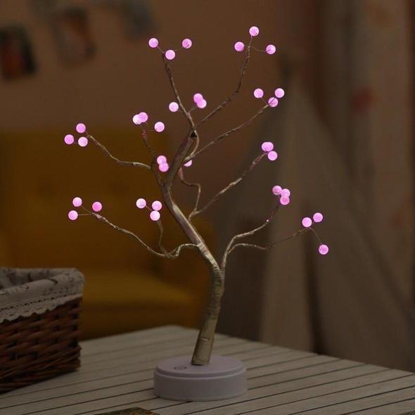 Duchowe Drzewo - Lśniąca Lampka Nocna
