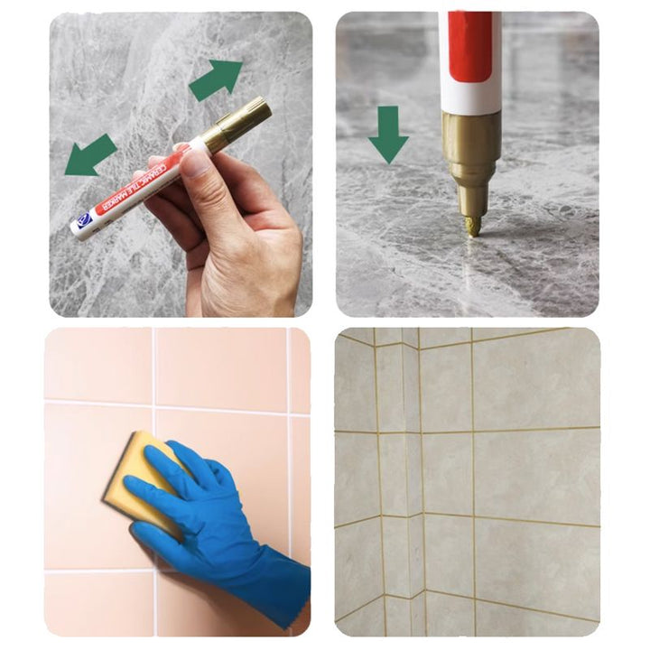 Pousbo Anti-Mosquito i wodoodporny długopis do fug do płytek ceramicznych