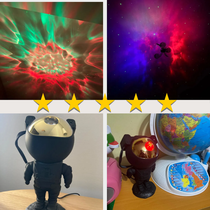 Astronauta Lampa Nocna w Kosmosie