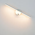 Nordycki Minimalistyczny Aluminiowy Długi Włącznik LED Lampa Lustro Ścienne