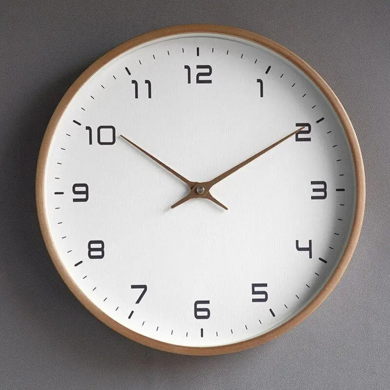 Zegar Ścienny w Skandynawskim Stylu | Minimalistyczna Elegancja do Każdego Pomieszczenia - DuraClock