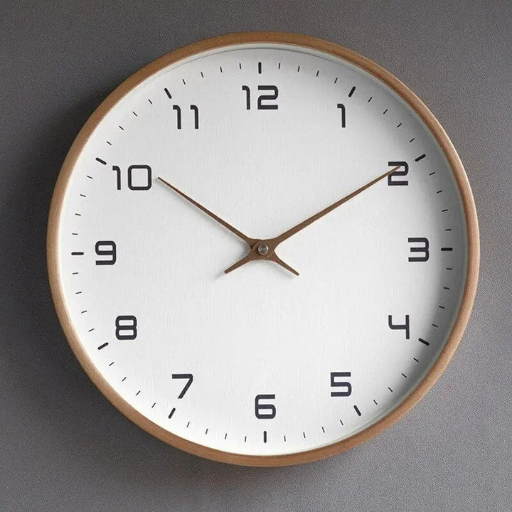 Zegar Ścienny w Skandynawskim Stylu | Minimalistyczna Elegancja do Każdego Pomieszczenia - DuraClock