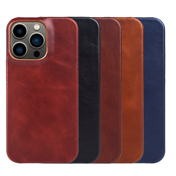 BowLtt|Premium Skórzana Etui na iPhone (Materiał: Skóra bydlęca najwyższej jakości; Grubość: 1.2mm; Zastosowanie: Ochrona przed upadkiem, Użycie biznesowe i luksusowe na co dzień)