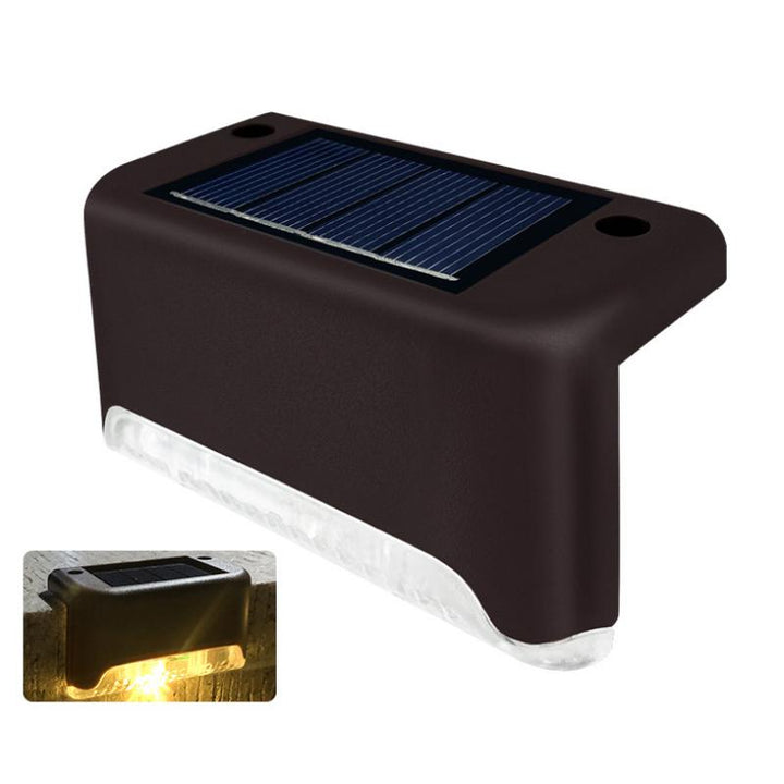 Wodoodporne Solarne Lampy Schodowe na Zewnątrz (4 sztuki)