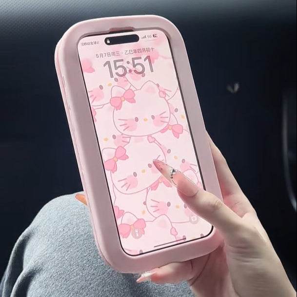 BerryGuard Silicone Mirror Case — Wszechstronna ochrona z eleganckim lustrem dla beztroskiej elegancji |