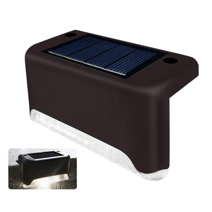 Wodoodporne Solarne Lampy Schodowe na Zewnątrz (4 sztuki)