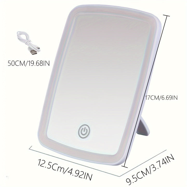 BloomMirror - Elegan lusterko do makijażu LED z ładowaniem USB