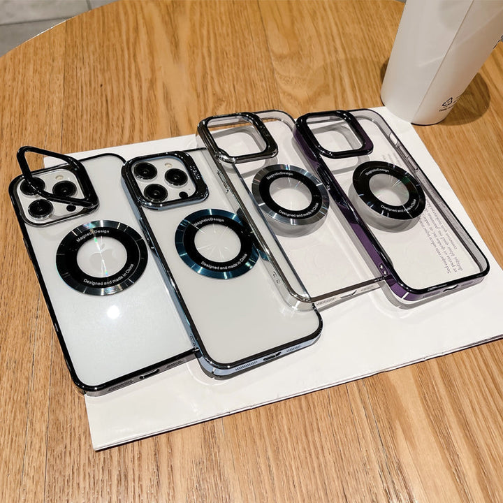 Etui na telefon iPhone z magnesem i podstawą