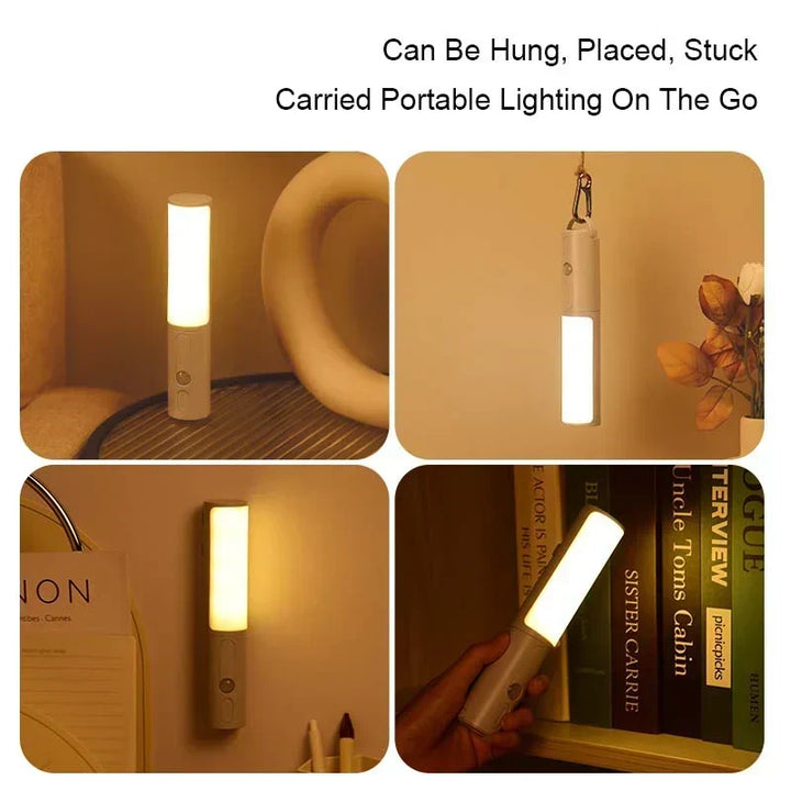 Inteligentna nocna lampka LED z czujnikiem ruchu