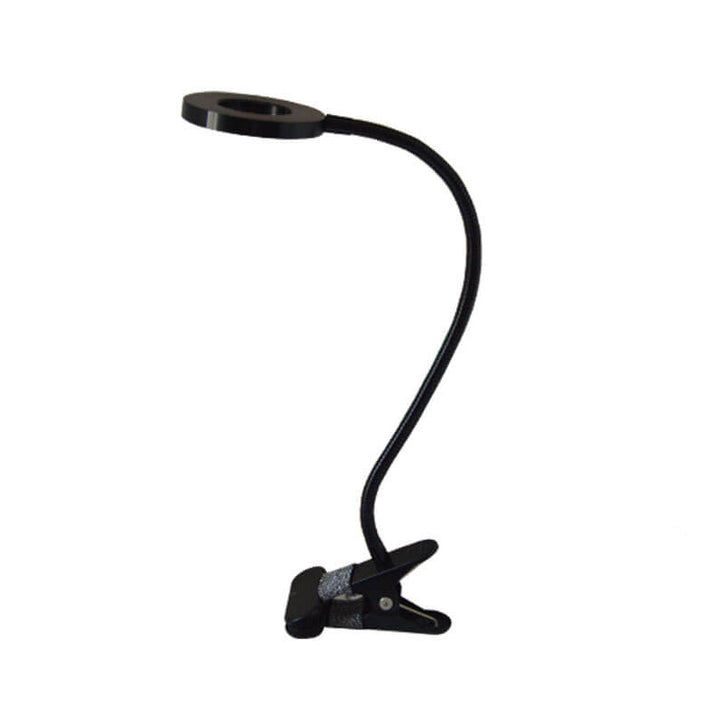 Kreatywna prosta lampa biurkowa LED z klipsem na guziki USB