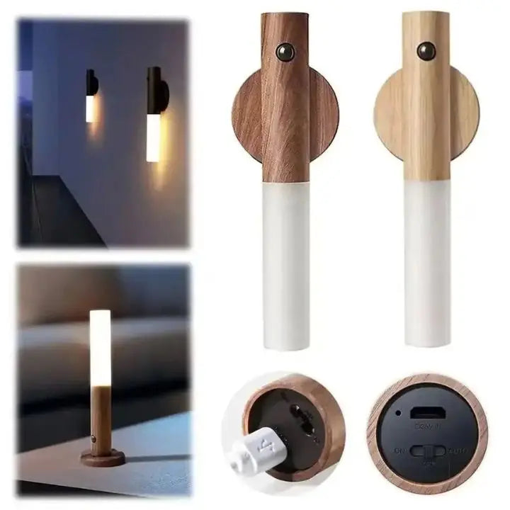 Przenośna Lampa Nocna LED z Czujnikiem Ruchu
