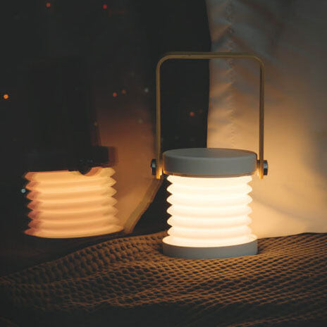 Lampa latarniana nocna lampa kreatywna składana przenośna lampa LED na stół