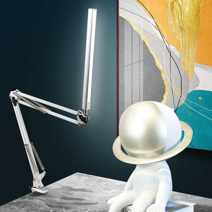 Składana Lampa Stolikowa LED z Długim Ramieniem Ochrony Oczu USB