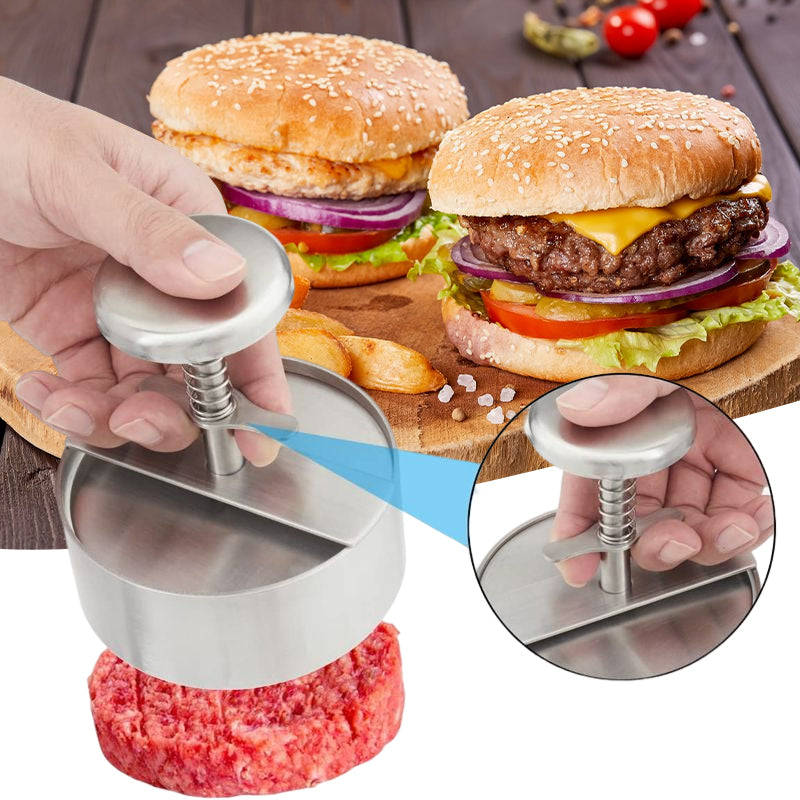 Ręczna prasa do mięsa na kotlety hamburgerowe