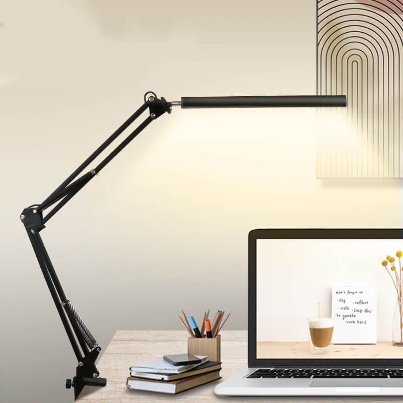 Składana Lampa Stolikowa LED z Długim Ramieniem Ochrony Oczu USB