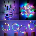 Świeczka LED do Butelki Korkowa Lampa Nocna DIY Dekoracja Prezent