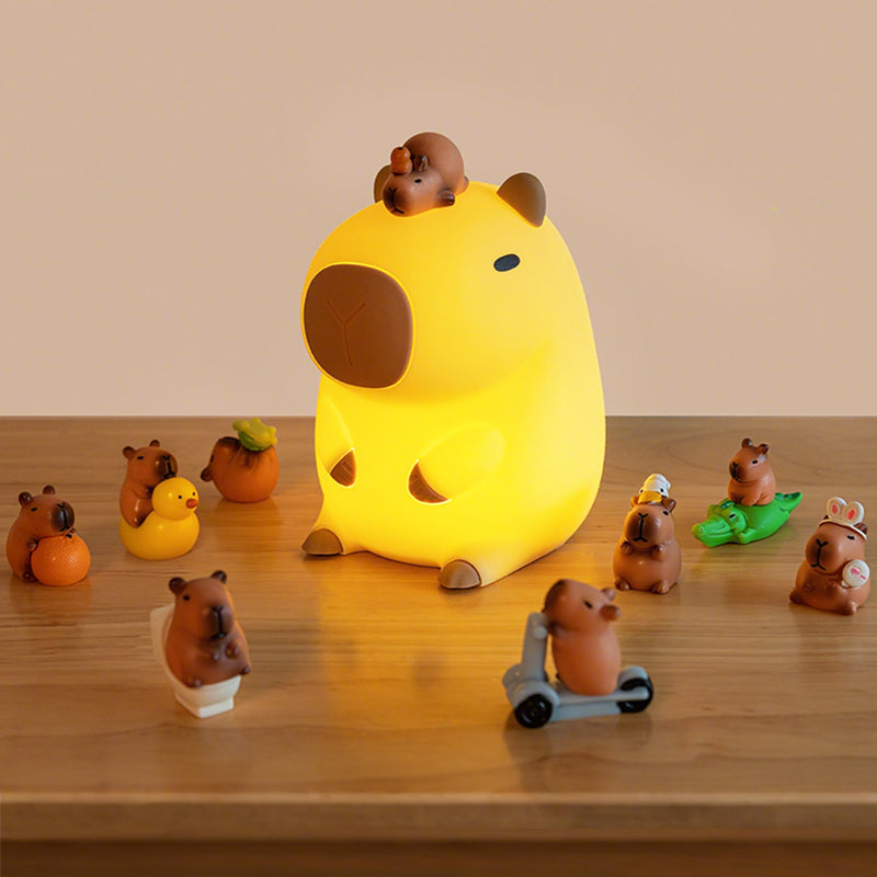 SquishBara | Kapibara Squishy Lampa Nocna Idealny Prezent dla Wszystkich Wieków
