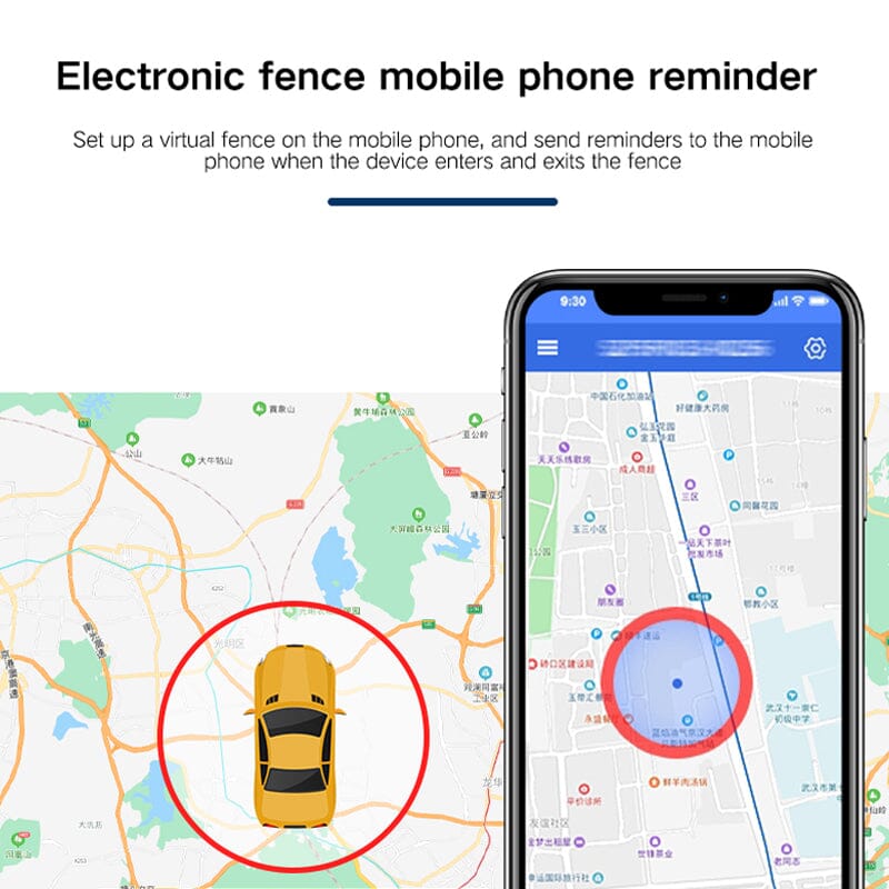 Tracker GPS z silnym magnesem do samochodu