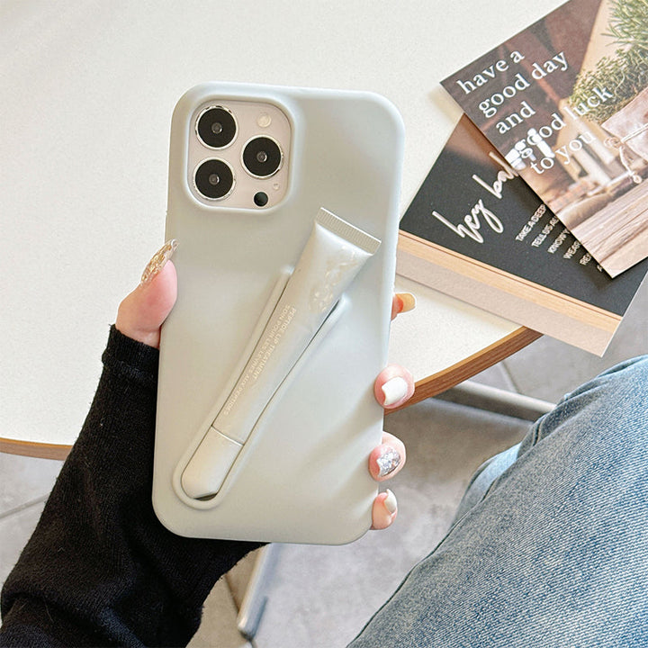 Etui na telefon z holderem na szminkę