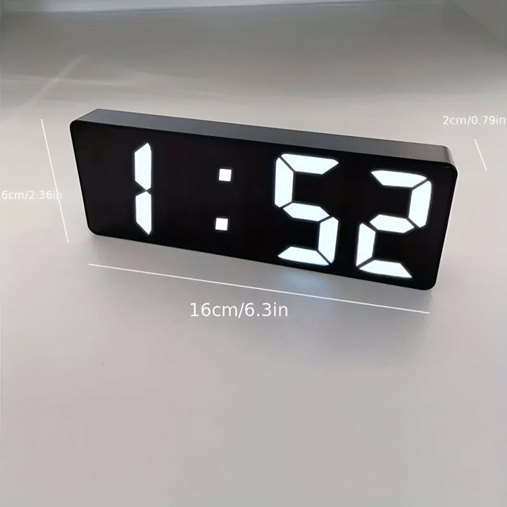 Cyfrowy Budzik Lustrzany LED