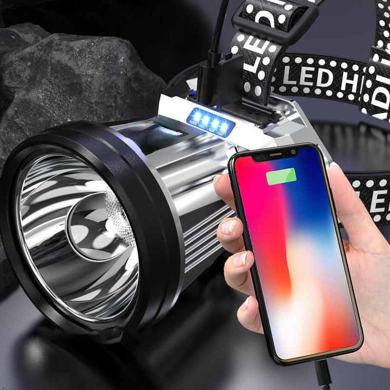 LED-Super Jasna Latarka Na Czoło