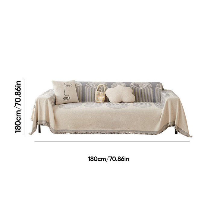Pokrowiec na sofę z podwójnym splotem |