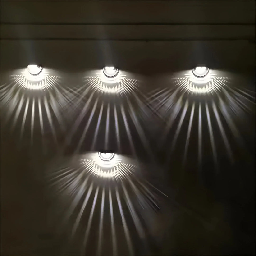 LumiWall – Słoneczna Lampa Ogrodowa na Ścianę