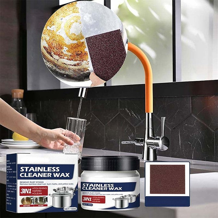 Magiczna Nano Pasta Woskowa do Czyszczenia Stali Nierdzewnej