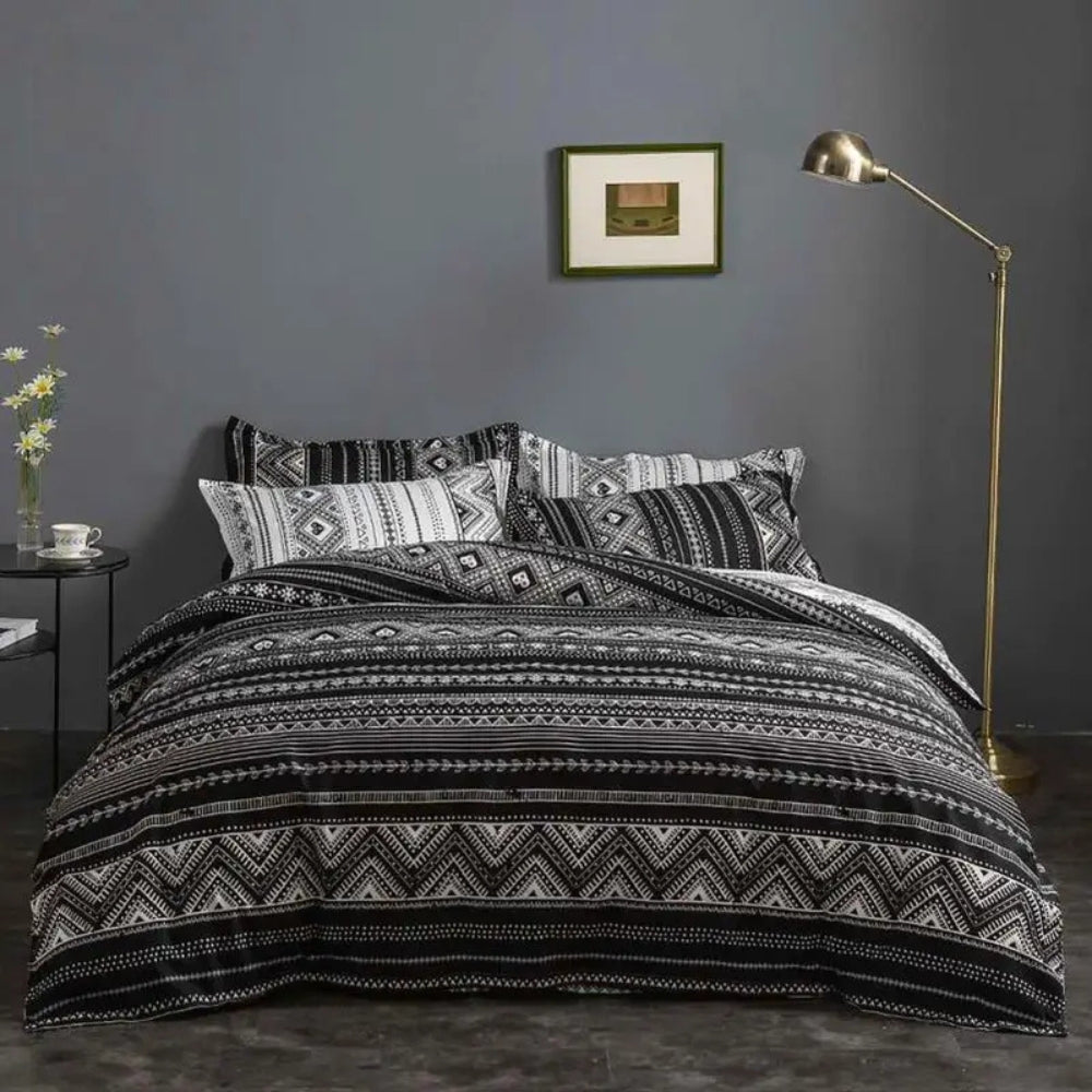 Zestaw pościeli Avenzo w nowoczesnym stylu boho