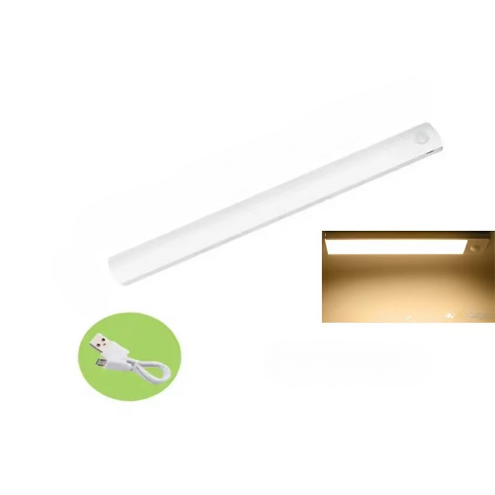 Inteligentna Lampa LED Nocna - Aktywacja Ruchem, Przyciemniana i Ładowalna